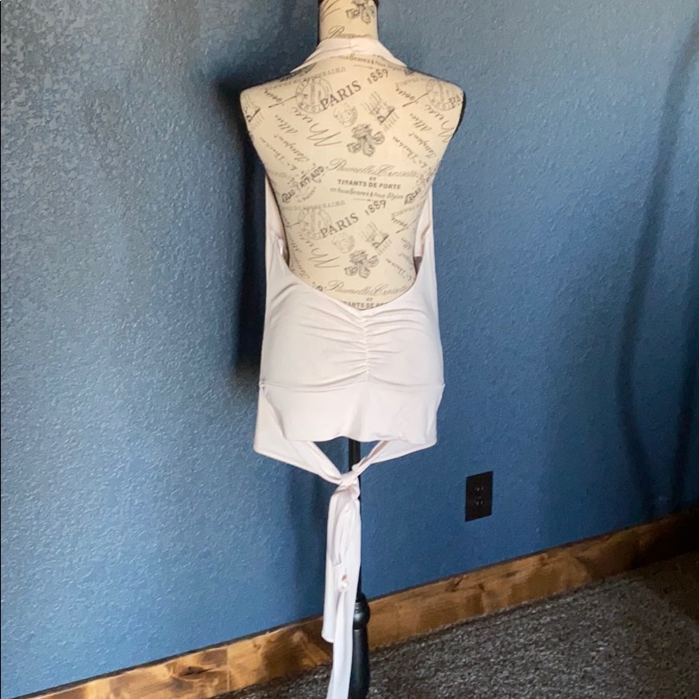 Drape Front Tank Top - Picture 2 of 5